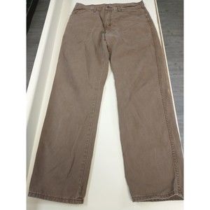 Men's Rugged Brown Dickies Work Jeans 34x32